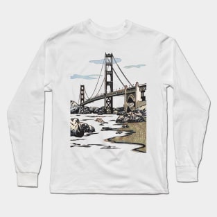 Golden Gate Bridge San Francisco Long Sleeve T-Shirt